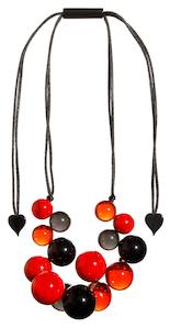 1190102BREDQ15 BOLAS black/red  Set