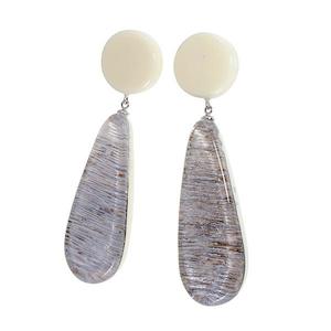 9330501BEIGQ00 ELIA beige stud