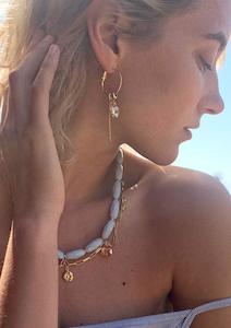 Shelly Dahari: ER263 Bella Vita hoop er & crystal