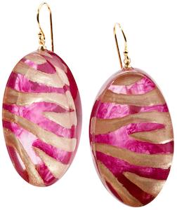 4430502PINKQ00 LILITH rose gold - magenta short hook