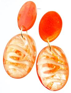 Lilith New: 4430501ORANQ00 LILITH rose gold - orange stud