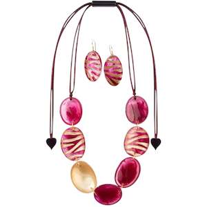 Lilith New: 4430102PINKSET LILITH rose gold - magenta adj