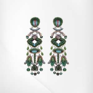 C1739  Handmade Israel Ayala Bar Earring Drop 8cm