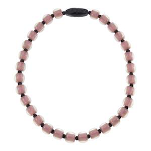 40101339198Q30 COLOURFUL BEADS rose gold 55cm