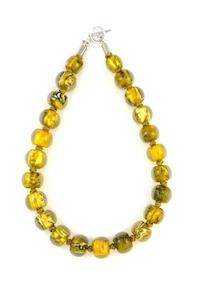 Colourful Beads Summer 22: 4010132MP18Q23 COLOURFUL BEADS yellowmarble 55cm