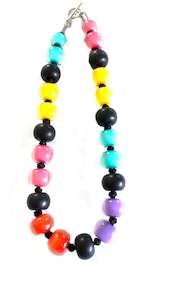 40101320471Q23 COLOURFUL BEADS multi colours 55cm