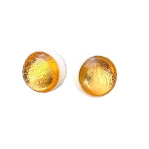 1190504GWHIQ00 BOLAS  White/Gold stud