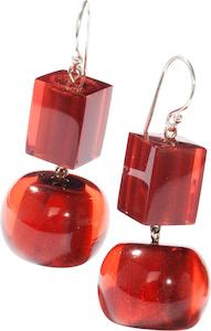 40105219172Q00 COLOURFUL BEADS red short hook