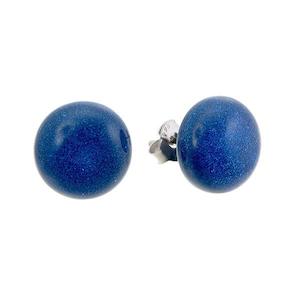 40105049174Q00 COLOURFUL BEADS Winter Blue small stud size 1.4cm