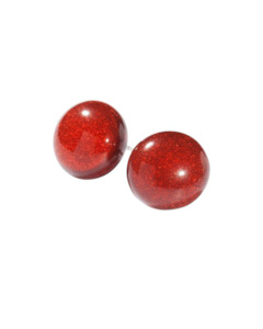 40105049172Q00 COLOURFUL BEADS Winter Red small stud size 1.4cm