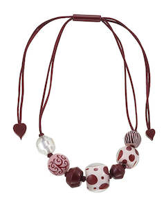 5240104REDDQ07 BEAD STORY Red adj