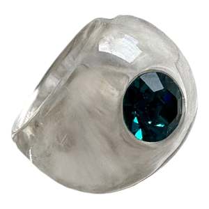 Rings: 6050603TURQQ0L  Brillant Single stone Turqouise