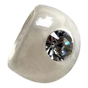 Rings: 6050603CLEAQ02  Brillant Single stone Clear Diamond Stone Sm