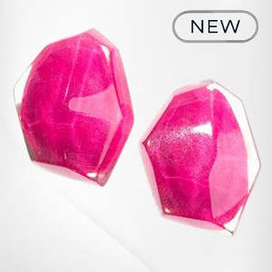Clip Earrings: P212701PINKQ00 ROCK CANDY PINK clip