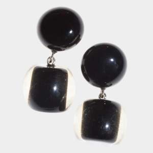 40105329010Q00 COLOURFUL BEADS black stud size 2.8cm