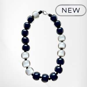 40101310956Q20 COLOURFUL BEADS white/navy lock