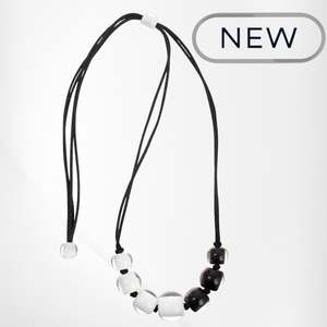 Colourful Beads New 1: 40101470958Q07 COLOURFUL BEADS black/white adjustable