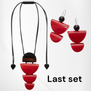 Jewelry: 8320201REDDQSET SIENNA red