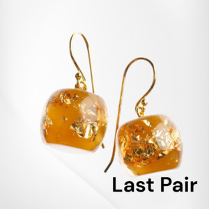 Wila Fashion Jewellery Zsiska Colourful Jewellery: 6370504MUSTQ00 WILA mustard short hook