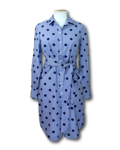 Boden. Long Sleeve Shirt Dress - Size 10