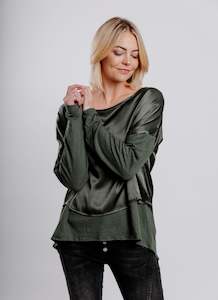 Moss Trixie Top - Green