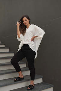 Top: Style Laundry Seabreeze Top - White