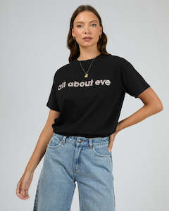 Clothing: All About Eve Mika Standard Tee - Washed Black