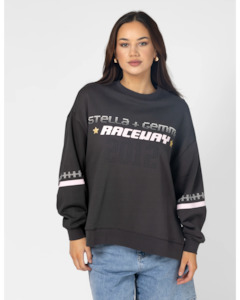 Stella + Gemma Sunday Sweater - steel grey raceway