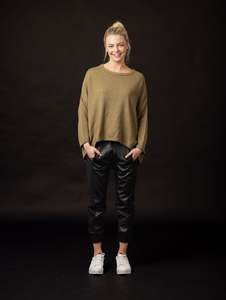 Clothing: Mi Moso Pixie Knit - Khaki