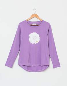 Clothing: Stella + Gemma Long Sleeved Tee Lilac Rose