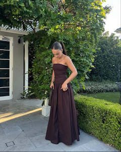 Graduation 102: Carmel Dress | Brown