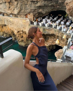 Monique Dress | Navy