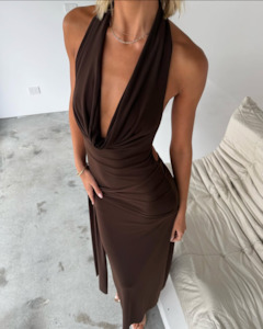 La Marie 1: Nadia Dress | Brown