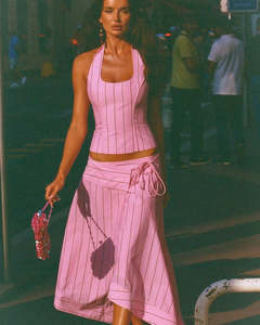 Vacation Collection: Sabrina Maxi Set | Sangria