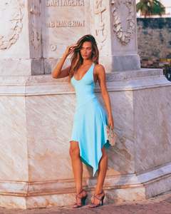 59 Rentals: Lana Midi Dress | Aqua