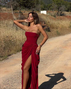 59 Rentals: Cyra Dress | Deep Red