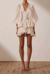 *BUY NOW* Charlotte Draped Mini Ivory (Size L)