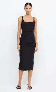Midi: Be Mine Square Neck Black Midi