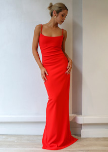Bold Bright: Bailey Gown Red