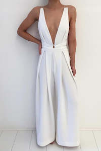 *BUY NOW* Khloe Jumpsuit White