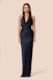 Penelope Drape Gown Navy