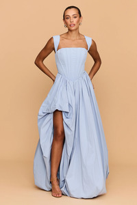 Full Length: Malanie Gown Powder Blue