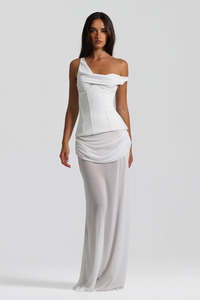 Full Length: Cadence Gown White