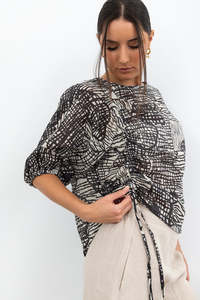 Pixelated Pattern Top