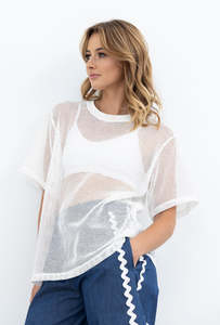 X Lab Tops: Snapshot Chic Top