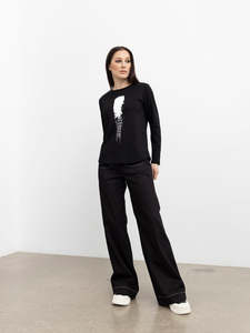 X Lab Bottoms: Brush Stroke Jean