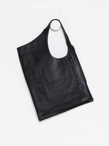 X L A B Wanderer Handbag Collection: X.LAB Leather Bag Black