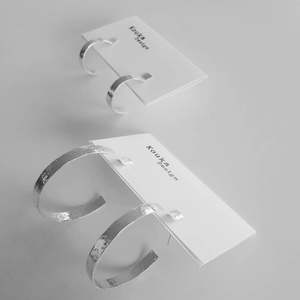 Kouka Design: Silver Large Beaten Hoop