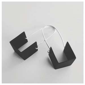 Kouka Design: Boxy Earrings Black