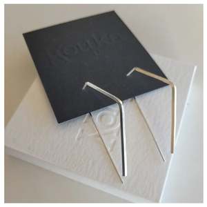 Kouka Design: Geo Shape Threader Earrings